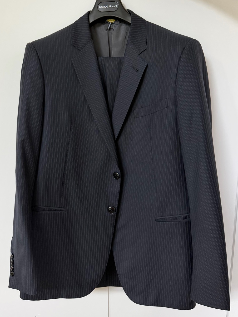 Authentic Giorgio Armani “Wall Street” 2-Piece Suit | Made in Italy | 100% Wool